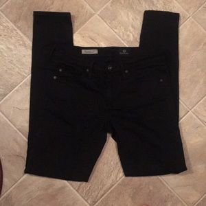 Adriano Goldschmied Black Super Skinny Ankle Jeans